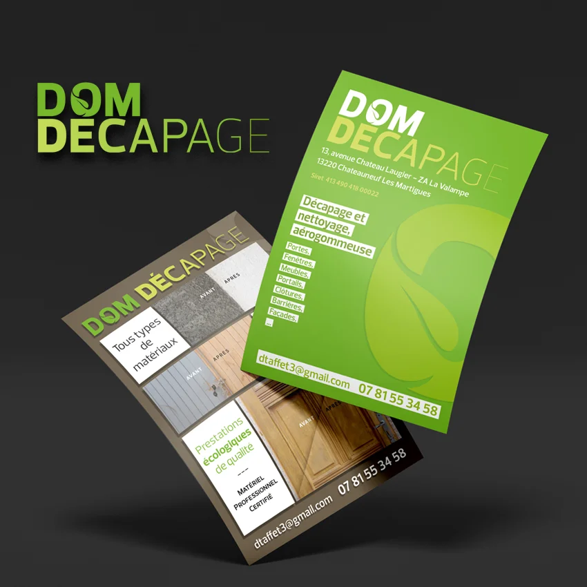 Flyer Dom Decapage