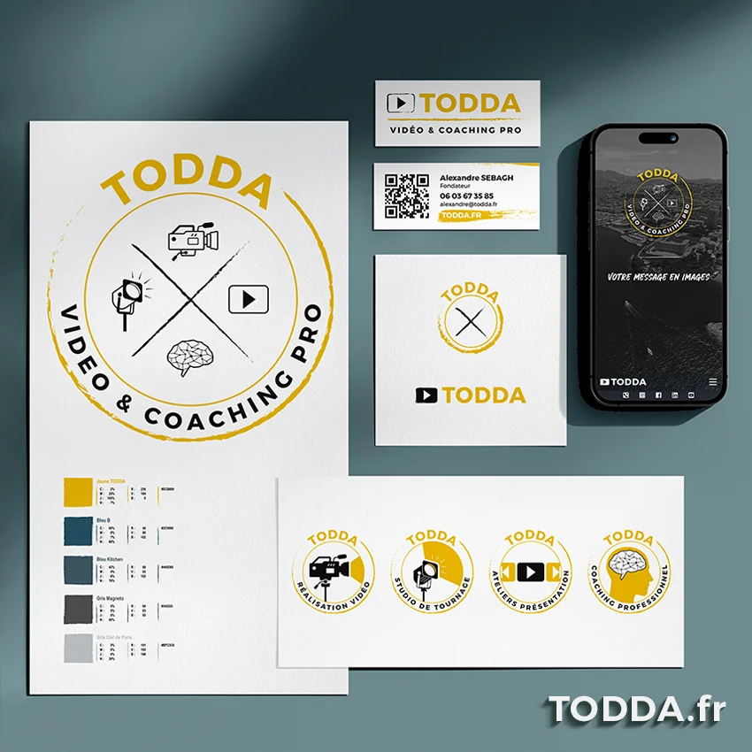 Logo et identité visuelle pour TODDA